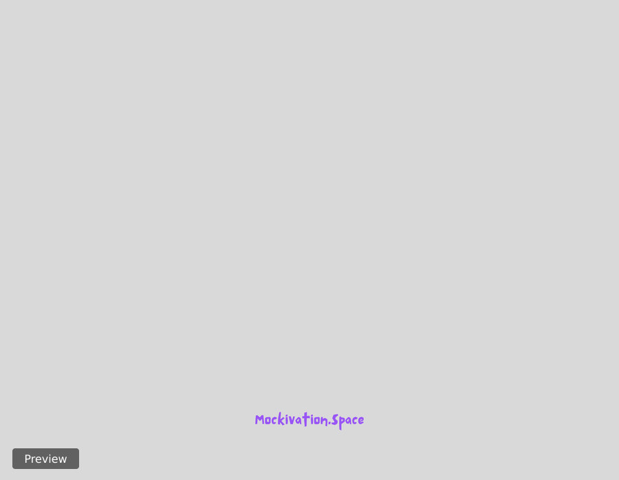 Readable grey reverse artwork with small purple Mockivation.Space branding, blank above the signature. Storefront preview.