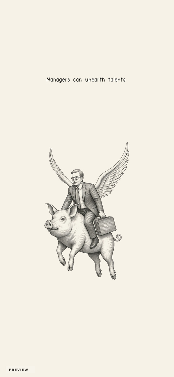 Complete original Talent wallpaper with a small Preview mark