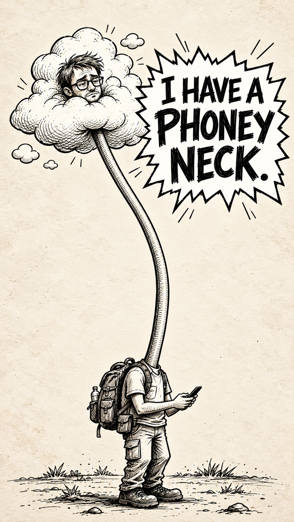 A satire on how technology is changing the human DNA.